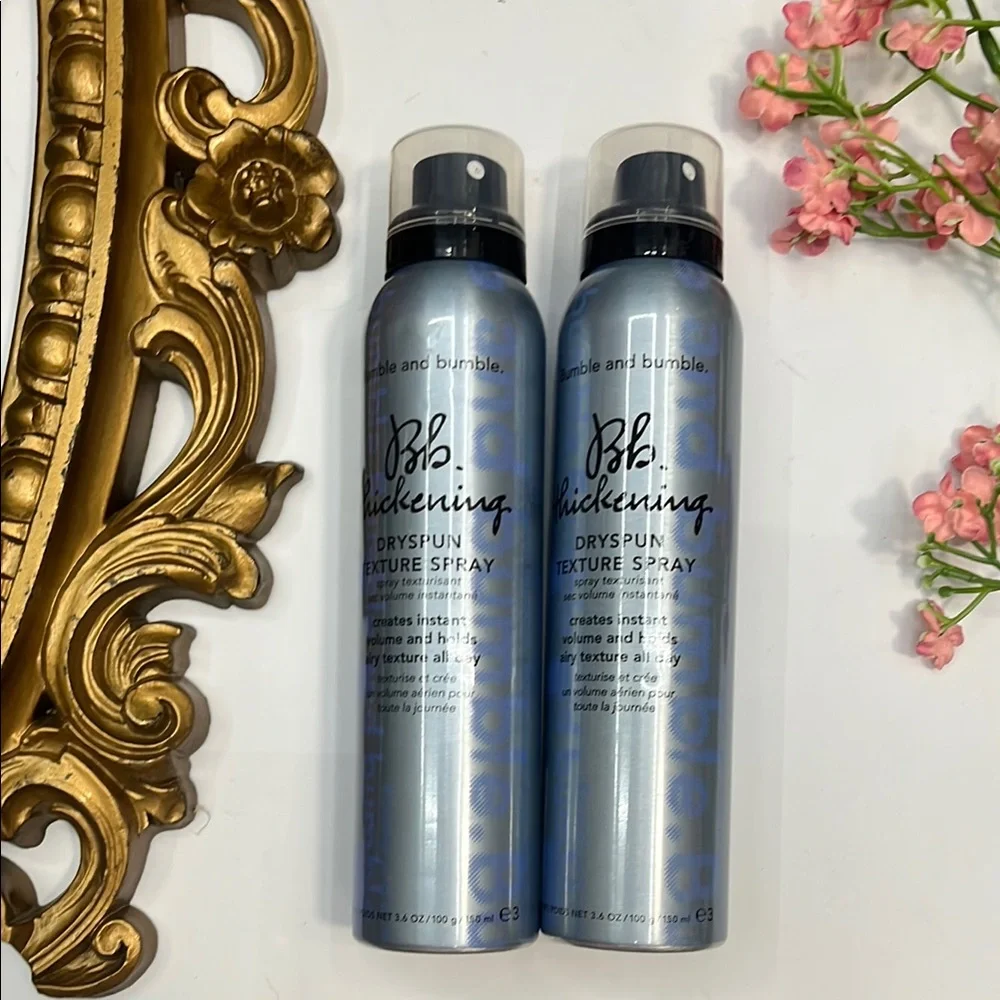 NEW Bumble and Bumble Dryspun Texture Spray Bundle
